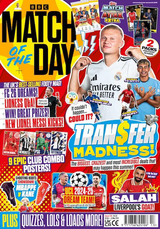 Match of the Day Magazine Subscription Football Magazines